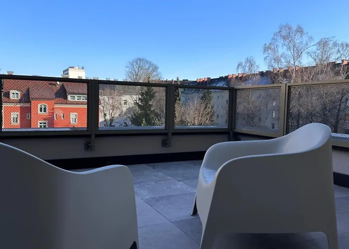 Lägenhet Design I Zentrum I Garage I Dachterrasse I Waschtrockner Linz